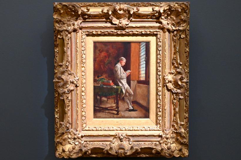 Ernest Meissonier (1849–1889), Der weiße Leser, Paris, Musée d’Orsay, 1857, Bild 1/2
