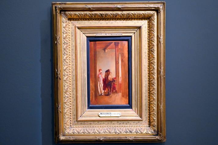 Ernest Meissonier (1849–1889), Der endgültige Abschied vom Ritter, Paris, Musée d’Orsay, Undatiert, Bild 1/2