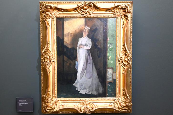 Alfred Stevens (1867–1888), Der Trennungsbrief, Paris, Musée d’Orsay, um 1867, Bild 1/2
