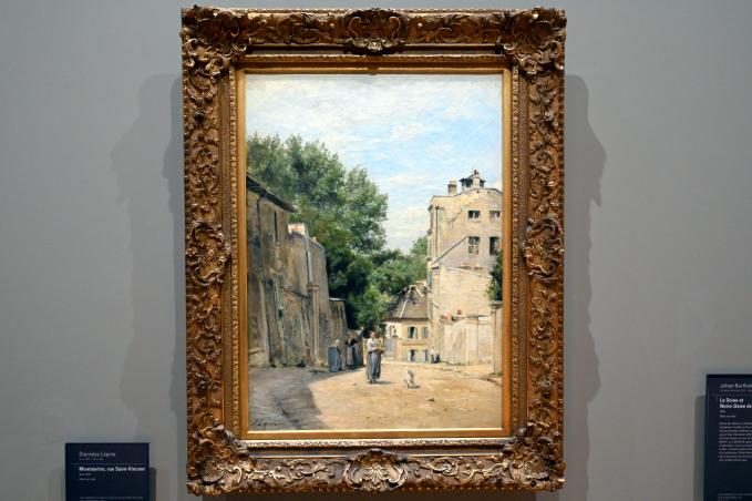 Stanislas Lépine (1868–1878), Montmartre, Rue Saint-Vincent, Paris, Musée d’Orsay, um 1875, Bild 1/2