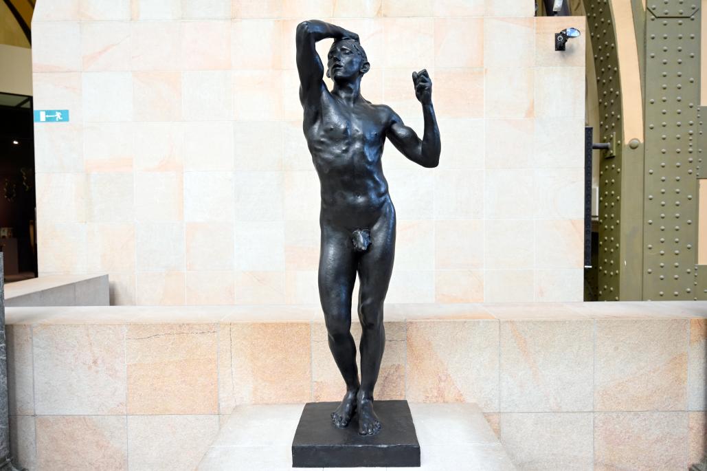 Auguste Rodin (1863–1917), Das eherne Zeitalter, Paris, Musée d’Orsay, 1877, Bild 1/3