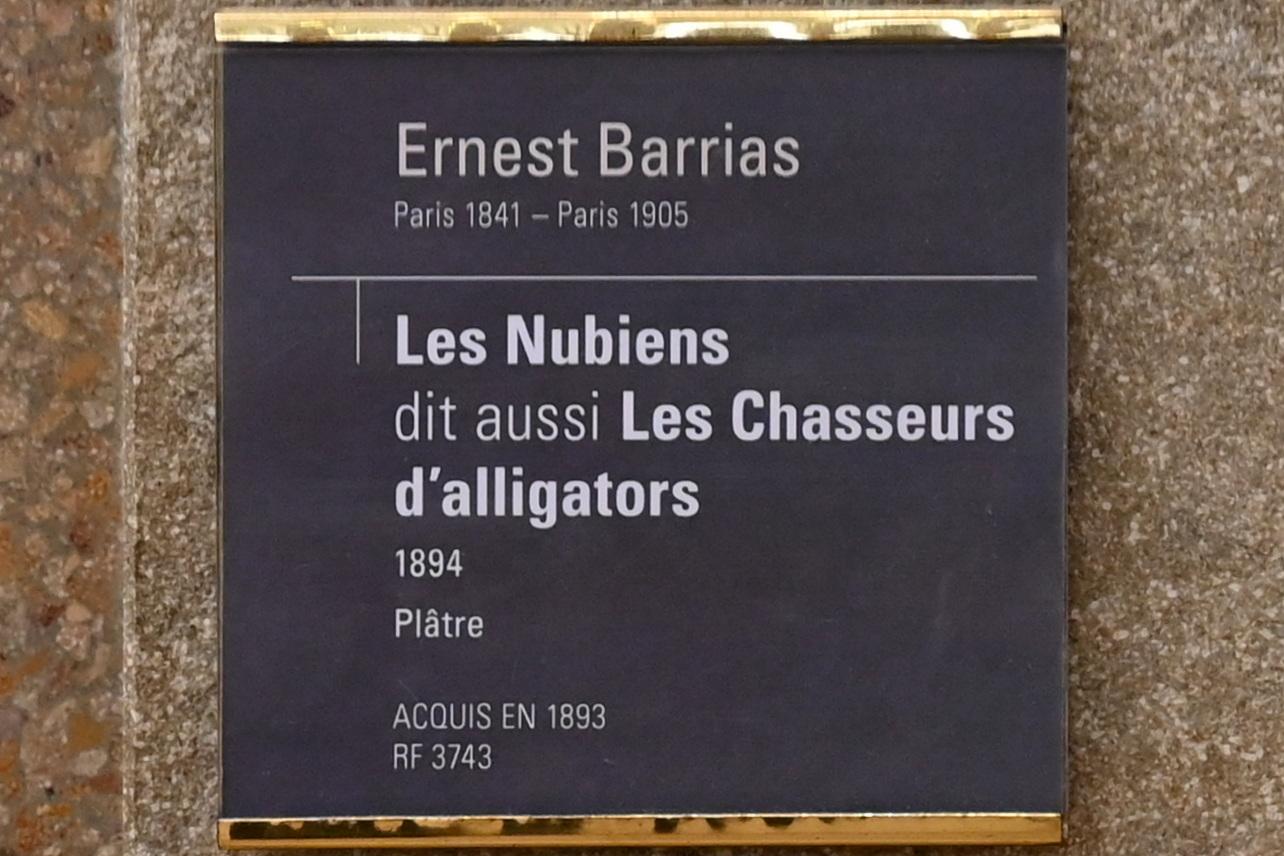 Louis-Ernest Barrias (1870–1899), Die Nubier (Die Alligatorjäger), Paris, Musée d’Orsay, 1894, Bild 3/3