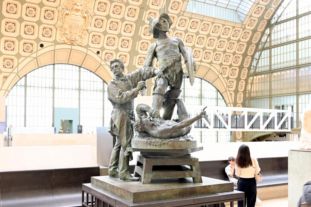 Jean-Léon Gérôme (1849–1902), Die Gladiatoren, Paris, Musée d’Orsay, 1878, Bild 1/5