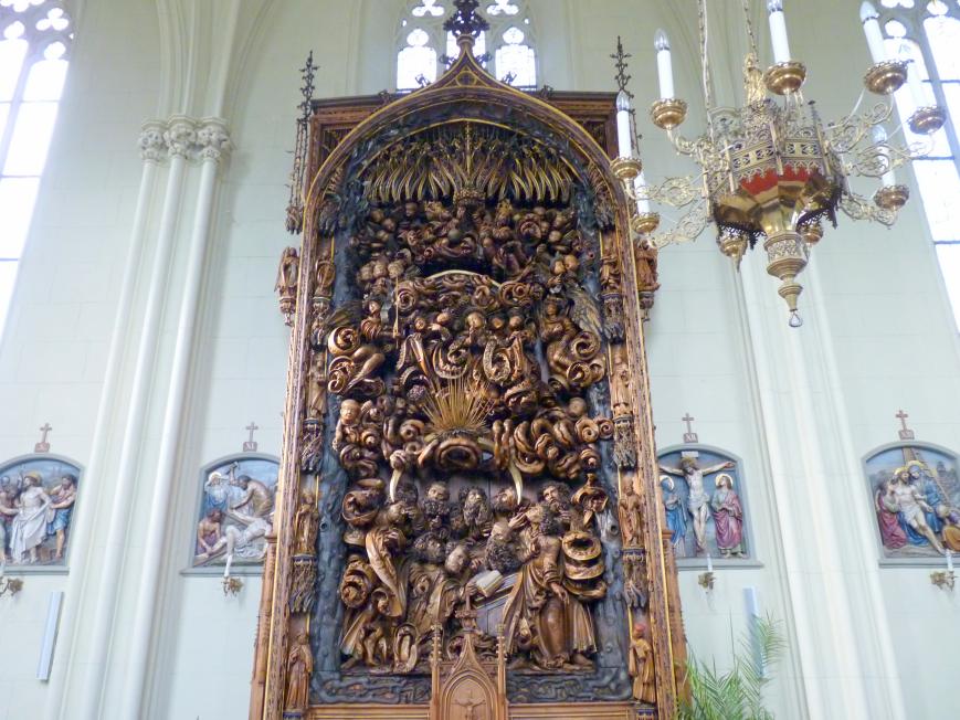 Zwettler Altar, Zwettl, Zisterzienserabtei, Stiftskirche Mariä Himmelfahrt, jetzt Adamov, Kirche St. Barbara, um 1516–1525, Bild 1/10
